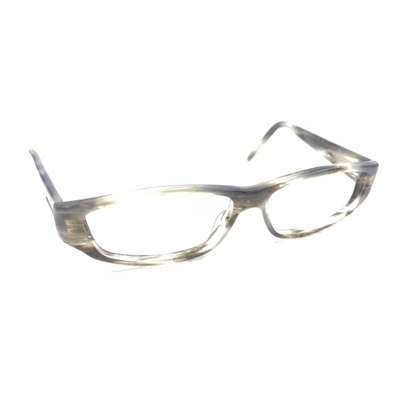 Gucci Brown Tortoise Horn Oval Eyeglasses Frames 140 Italy Designer Men Women - Picture 1 of 12